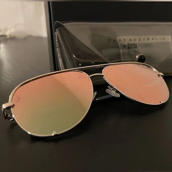 QUAY HIGH KEY SUNGLASSES DESI PERKINS COLLAB Quay Australia | Accessories | Quay High Key Desi Perkins  main image 2